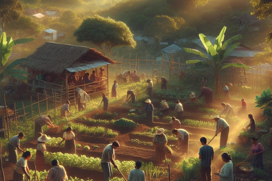 HUERTO COMUNITARIO COMUNIDADES MAYAS